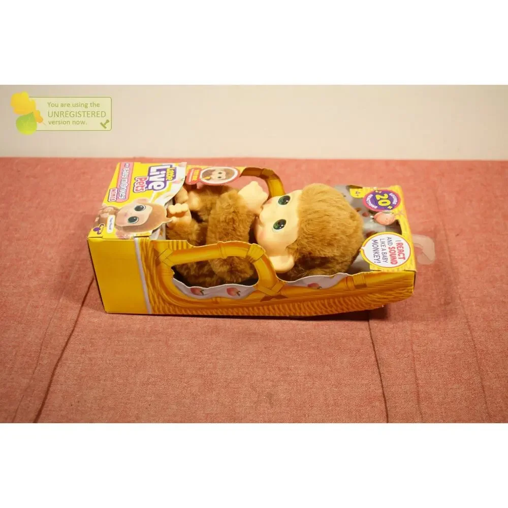 Little Live Pets My Baby Monkey Minis Pepi Peach